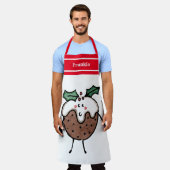 Persoonlijke kerstcadeaus schort (Gedragen)