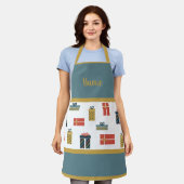 Persoonlijke kerstcadeaus schort (Gedragen)