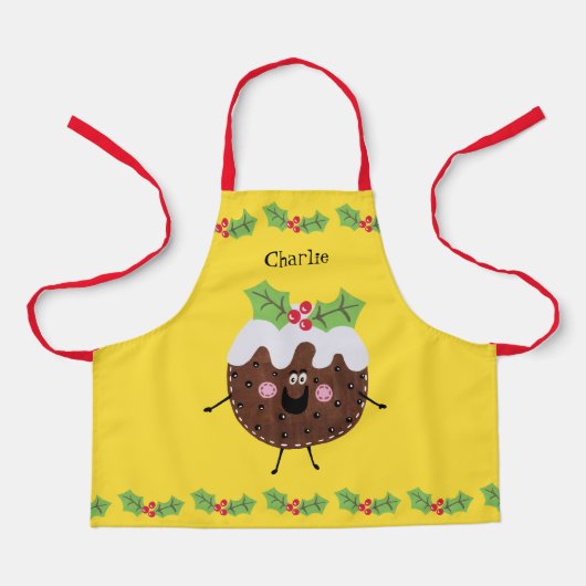 Persoonlijke kerstcadeaus schort (Voorkant)