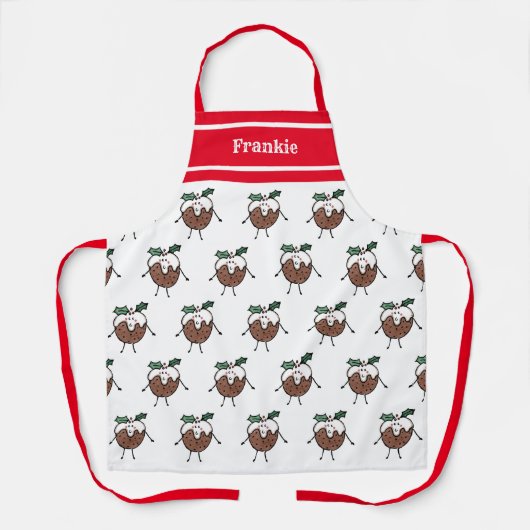 Persoonlijke kerstcadeaus schort (Voorkant)