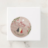 Persoonlijke kerstcadeautag bedankjes labels (In situ)