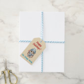 Persoonlijke kerstcadeautag cadeaulabel (Met Touw)