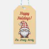 Persoonlijke kerstcadeautag cadeaulabel (Achterkant)