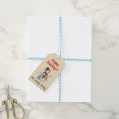 Persoonlijke kerstcadeautag cadeaulabel (Met Touw)
