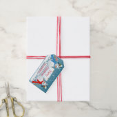Persoonlijke kerstcadeautags/sneeuwmannen cadeaulabel (Met Touw)