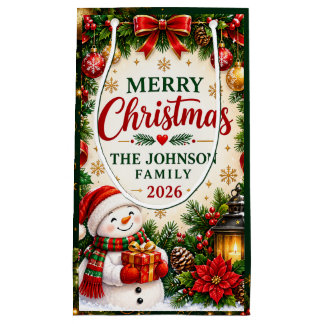 Persoonlijke kerstcadeautas – Familiekerst Klein Cadeauzakje