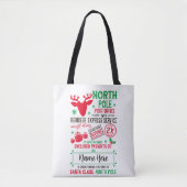 Persoonlijke kerstcadeautassen tote bag (Voorkant)