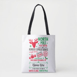 Persoonlijke kerstcadeautassen tote bag