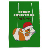 Persoonlijke kerstcadeautjes medium cadeauzakje (Achterkant)