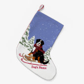 Persoonlijke kerstcadeautjes voor Bernese Mt Dog S Kleine Kerstsok (Voorkant (Hangend))