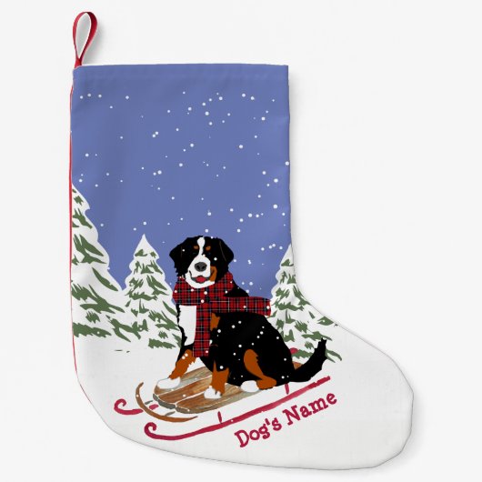 Persoonlijke kerstcadeautjes voor Bernese Mt Dog S Kleine Kerstsok (Voorkant)