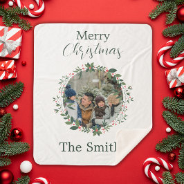 Persoonlijke kerstcadeautjes voor familie sherpa deken