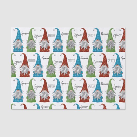 Persoonlijke kerstcadeautjes voor kerstcadeautjes tissuepapier (Voorkant)