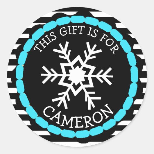 Persoonlijke kerstcadeautjes voor Label op feestda (Voorkant)