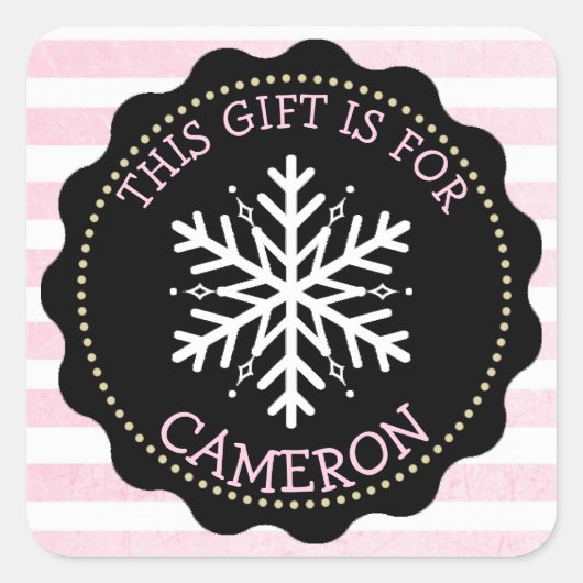 Persoonlijke kerstcadeautjes voor Label op feestda (Voorkant)