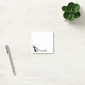 Persoonlijke kerstcadeautjes voor zwarte kat na he post-it® notes (Kantoor)