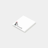 Persoonlijke kerstcadeautjes voor zwarte kat na he post-it® notes (Schuin)