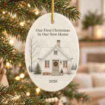 Persoonlijke kerstcottage voor een nieuw huis