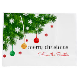 Persoonlijke Kerstdennen & Ornamenten Groot Cadeauzakje