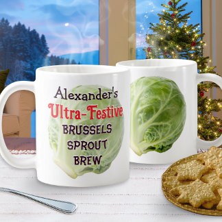 Persoonlijke Kerstelijke Spruitjes Brouwsel Grappi Koffiemok