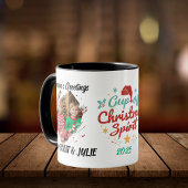 Persoonlijke kerstfamilie mok
