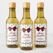 Persoonlijke Kerstfeest Party Favor Wijn Etiket (Flessen)