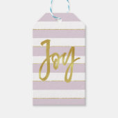 Persoonlijke kerstfeestdag Aangepaste Paars voor k Cadeaulabel (Voorkant)