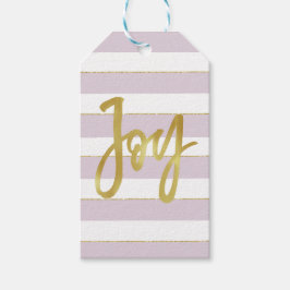 Persoonlijke kerstfeestdag Aangepaste Paars voor k Cadeaulabel