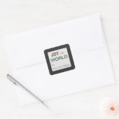 Persoonlijke kerstfeestdag cadeautjes Label sticke (Envelop)