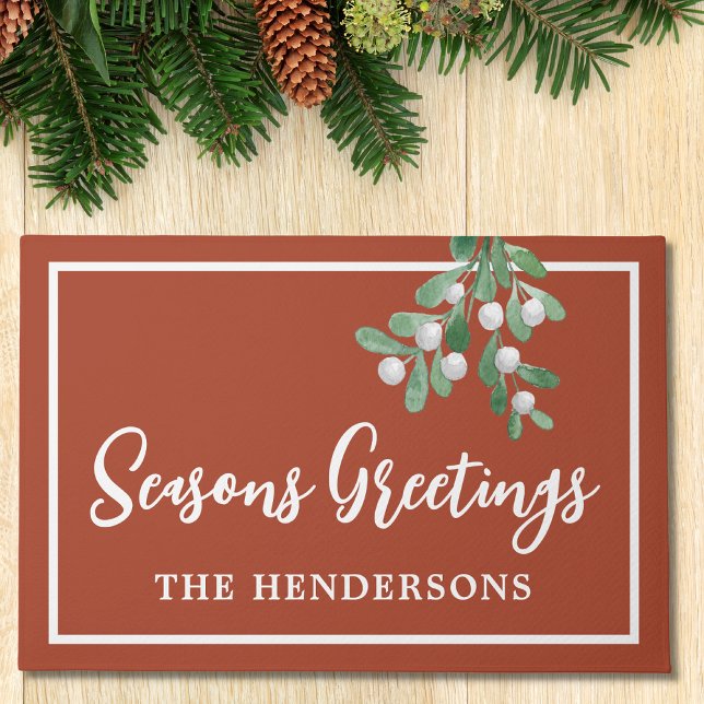 Persoonlijke kerstfeestdag deurmat (Creator heeft geüpload)