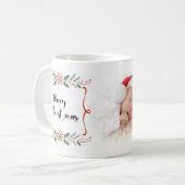 Persoonlijke kerstfeestdag Foto Koffiemok (Voorkant links)