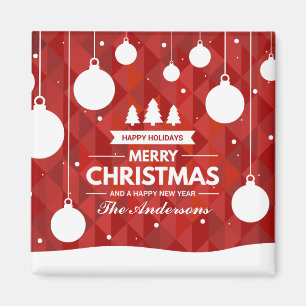 Persoonlijke kerstfeestdag Magneet
