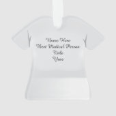 Persoonlijke kerstfeestdag ornament (achterkant)