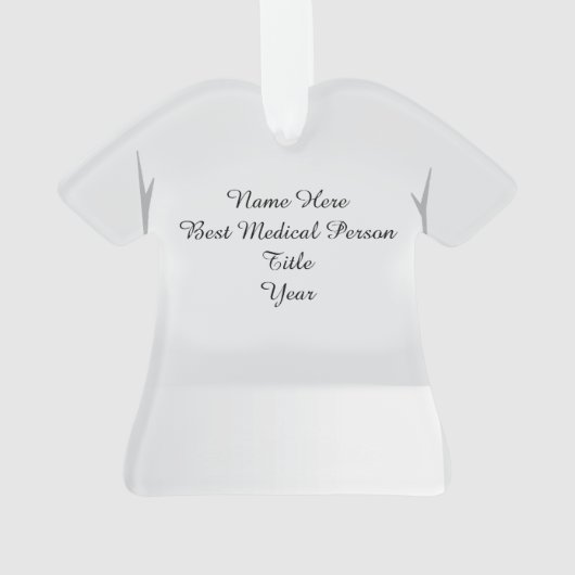 Persoonlijke kerstfeestdag ornament (achterkant)