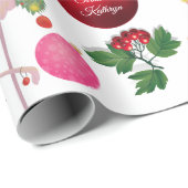 Persoonlijke kerstfeestdagen cadeaupapier (Rol Hoek)