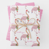 Persoonlijke kerstfeestdagen inpakpapier vel (In situ)