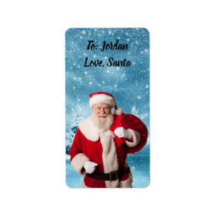Persoonlijke kerstfeestdagen kerstcadeauLabels Etiket