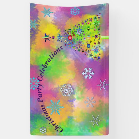 Persoonlijke kerstfeestdagen spandoek