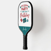 Persoonlijke kerstfeestelijke Feestdagen Pickleball Paddle (Links)