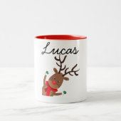 Persoonlijke kerstfeestelijke Mok (Center)