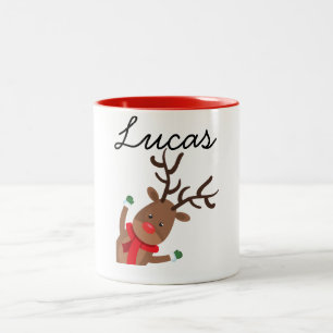 Persoonlijke kerstfeestelijke Mok