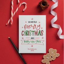 Persoonlijke kerstfeestelijke typografie niet-foto