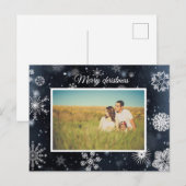 Persoonlijke kerstfoto briefkaart (Voorkant / Achterkant)