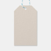 Persoonlijke kerstfoto cadeaulabel (Achterkant)