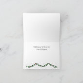 Persoonlijke kerstfoto feestdagen kaart (Binnen)