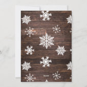 Persoonlijke kerstfoto feestdagenkaart (Achterkant)