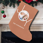 Persoonlijke kerstfoto kleine kerstsok