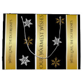 Persoonlijke kerstfoto large cadeautasje (Achterkant)