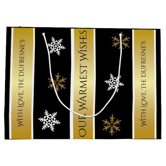 Persoonlijke kerstfoto large cadeautasje (Achterkant)