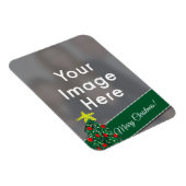 Persoonlijke kerstfoto magneet (Rechterzijde)